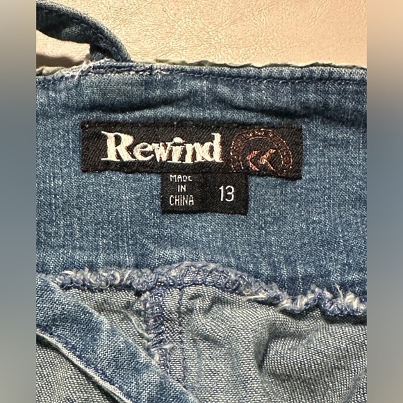 Rewind Bohemian Denim Dress - Picture 6 of 7